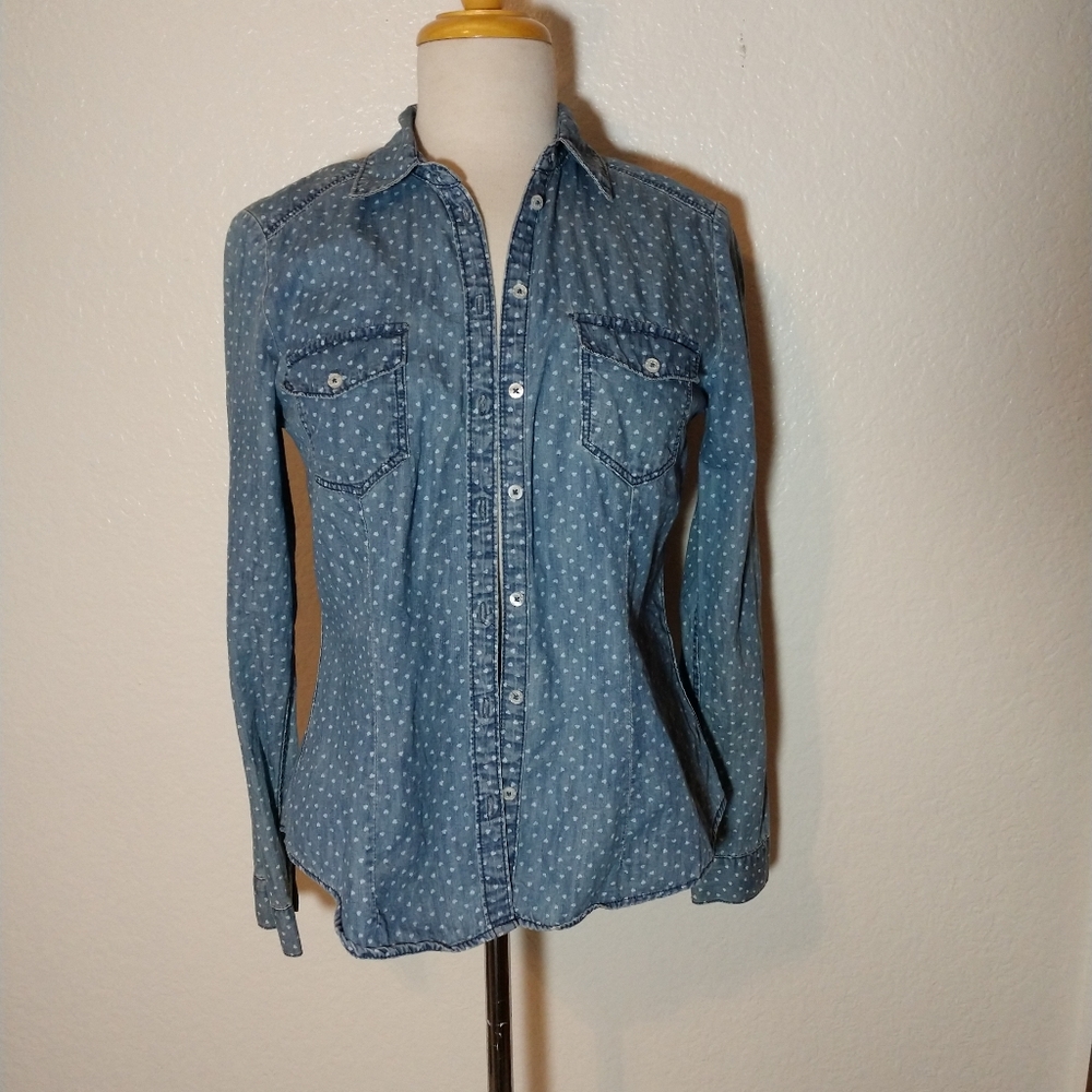 Divided by H & M Chambray denim shirt